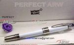 Perfect Replica Wholesale Montblanc JFK Special Edition Rollerball White